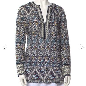 Tory Burch Multicolor Geometric Tunic